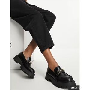 ASOS DESIGN Monster Chunky Loafers In Black